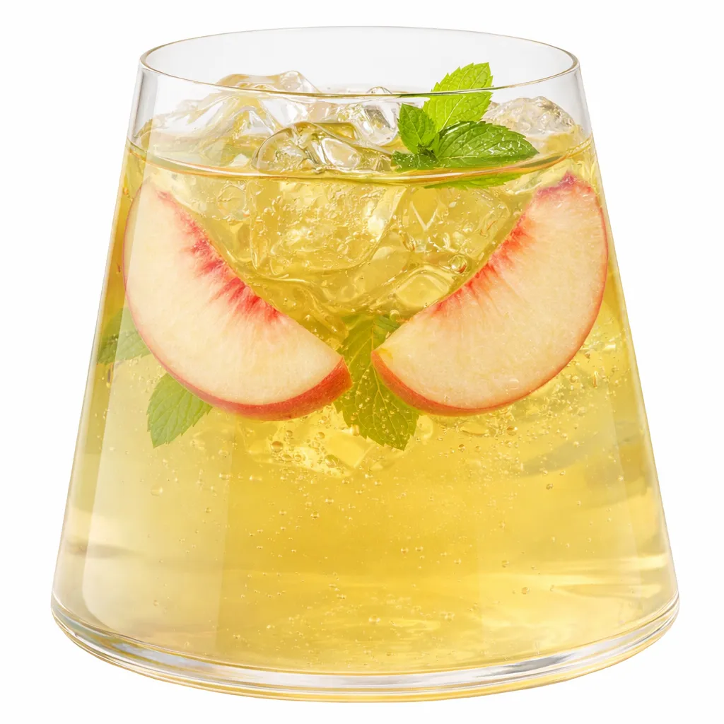 Thé vert pêche blanche